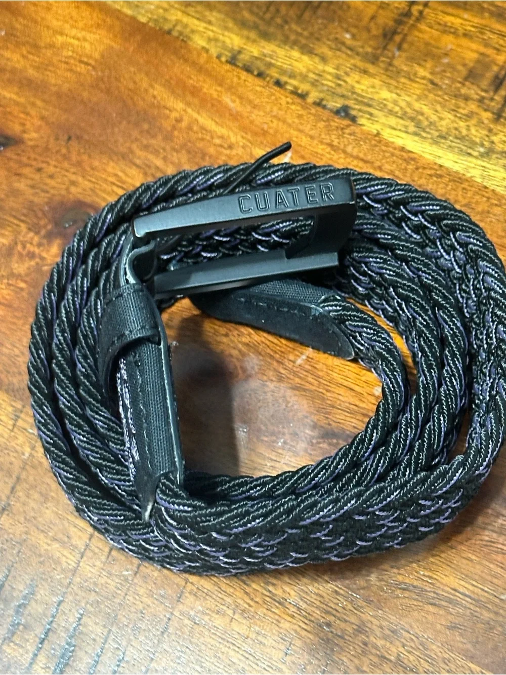 Travis Mathew (Cuater) Black Woven Stretch Golf Belt